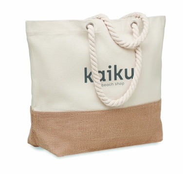 Logo trade promotional products image of: Canvas beach bag 280 gr/m²